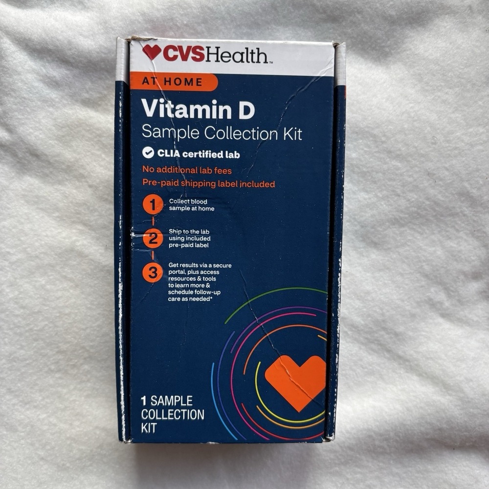 CVS Health At Home Vitamin D Sample Collection Kit Exp 5/2027